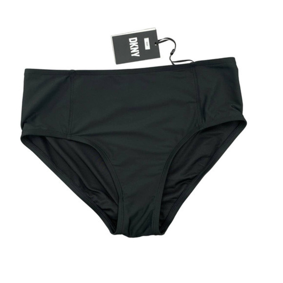 Dkny Cropped Beach Bikini Top Low Rise Bikini Bottoms - Picture 4 of 5